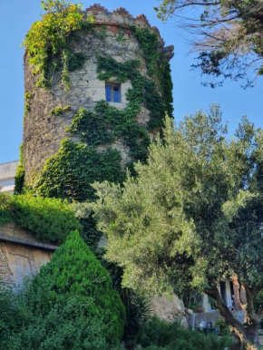 Medieval tower & villa by the sea